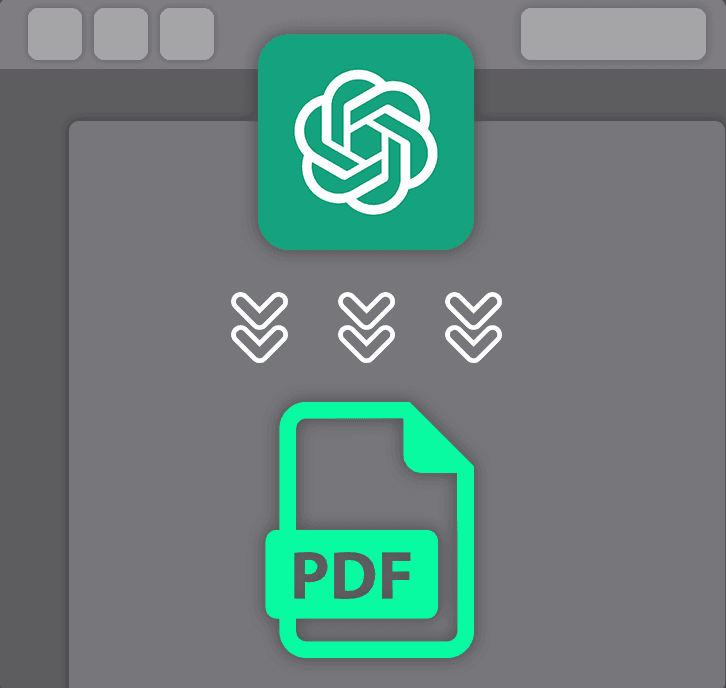 ChatGPT to PDF export